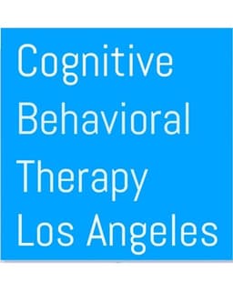 Cognitive Behavioral Therapy Los Angeles